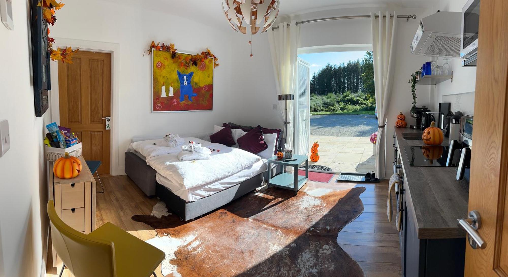 Forest Path Luxury Studio Apartment With Large Bedroom Bathroom And Sauna Sleeps Up To 4 Ballynahinch Extérieur photo